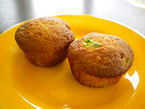 Mike's Renegade Jalapeno Banana Muffins with Cream Cheese Frosting