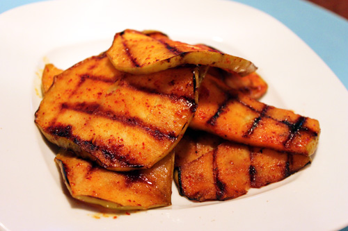 Sweet and Spicy Grilled Apples Recipe