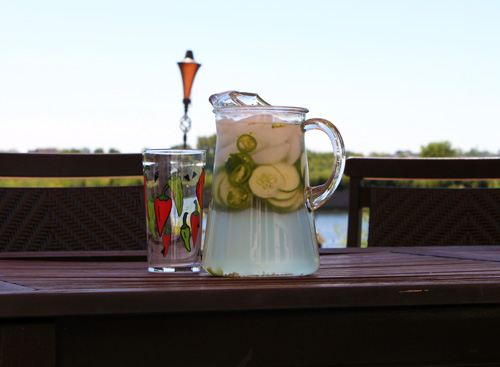 Cucumber-Jalapeno Ice Water