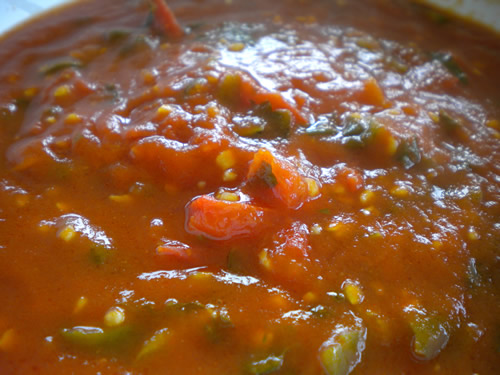 Chunky Garden Vegetable Sauce