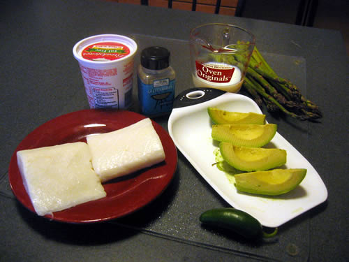 Jalapeno Pepper and Avocado Sauce over Chilean Sea Bass