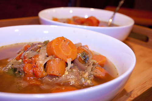 Roasted Pepper-Chicken-Pale Ale Stew