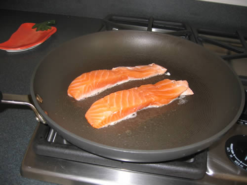 Salmon Wraps with Jalapeno Cajun Mayo