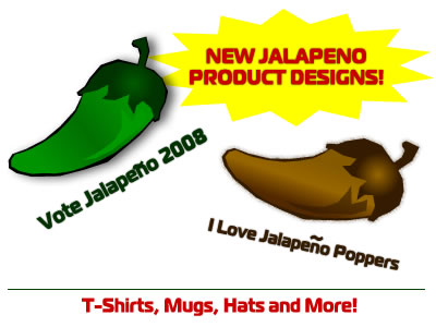 Jalapeno Pepper Designs through Cafepress.com