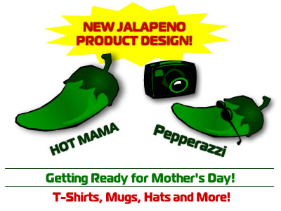 Jalapeno Pepper Designs through Cafepress.com