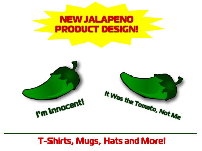 Jalapeno Pepper Designs through Cafepress.com